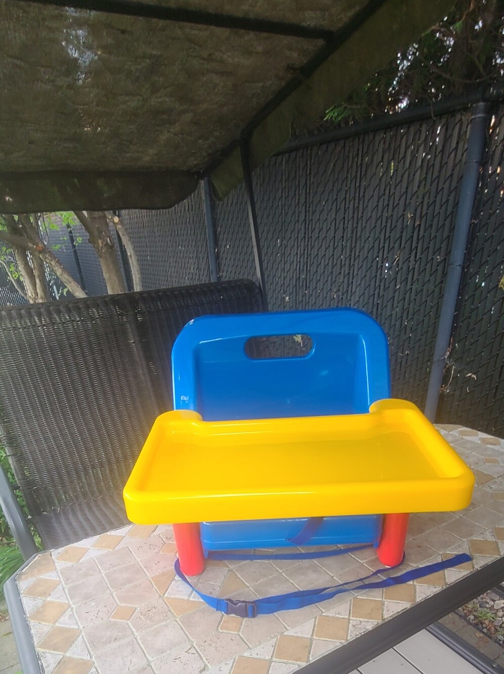 Safety 1st Bright Yellow and Blue Kids Booster Seat
